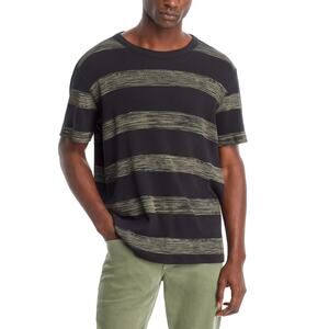 ATM Anthony Thomas Melillo Men Sunbleached Short Sleeve Tee Black Size XXL 0656